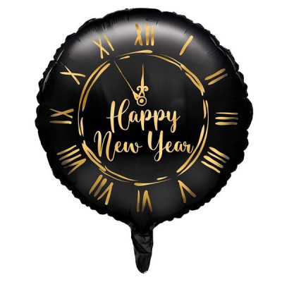 Balão Foil Redondo Happy New Year 43cm