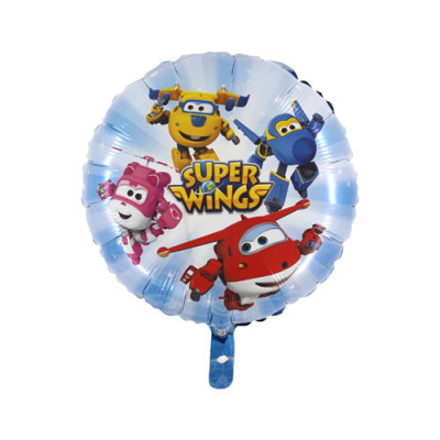 Balão Foil Redondo Super Wings 45cm
