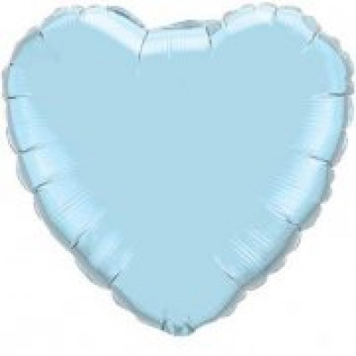Balão Foil Super Shape Coração Azul