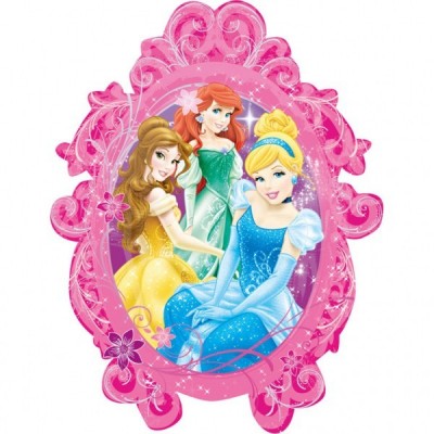 Balão Foil Supershape 2 faces Princesas Disney