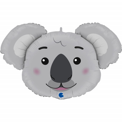 Balão Foil SuperShape Cabeça Koala 94cm