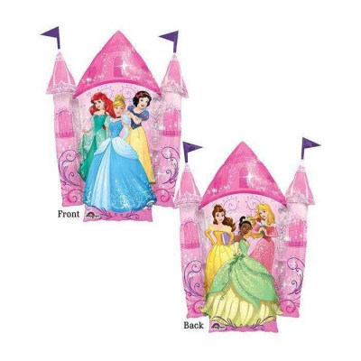 Balão Foil Supershape Castelo Princesas Disney