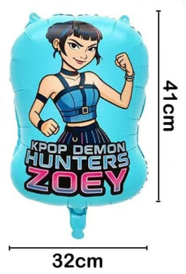 Balão Foil Zoey Guerreiras K-Pop 41cm