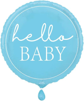 Balão Hello Baby Azul
