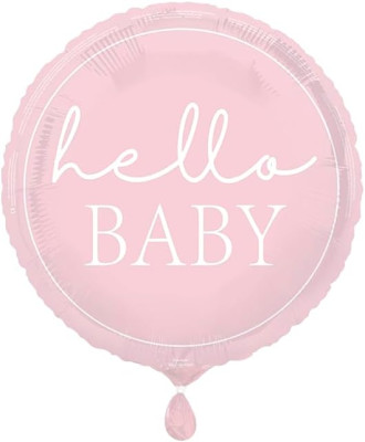 Balão Hello Baby Rosa