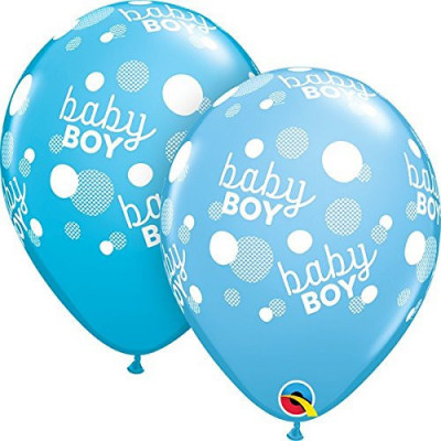Balão Latex Baby Shower Baby Boy 11