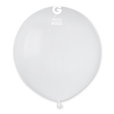 Balão Látex Branco 19