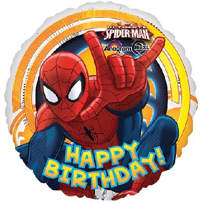 Balão metálico Spiderman Marvel