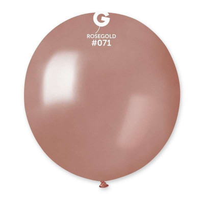Balão Metalizado Rose Gold 19