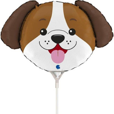 Balão Mini Cabeça Cão 14