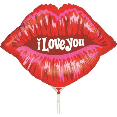 Balão Mini Kiss I Love You