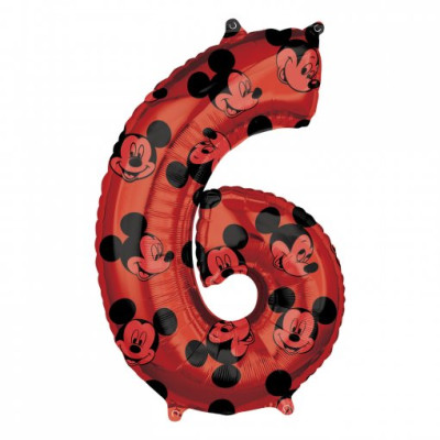 Balão Número 6 Mickey Disney