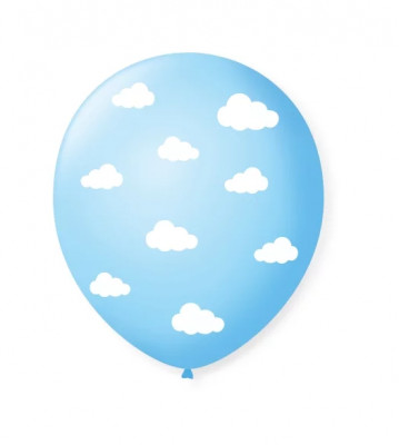 Balão Nuvens Azul 13