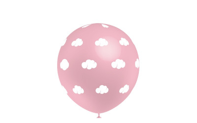 Balão Nuvens Rosa 13