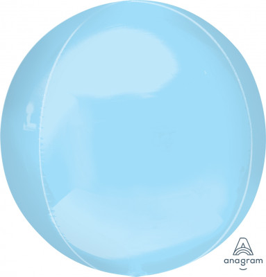Balão Orbz Azul Pastel
