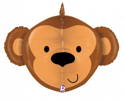 Balão Shape 3D Macaco 69cm