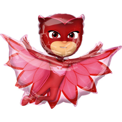 Balão Super Shape Corujinha PJ Masks 83cm