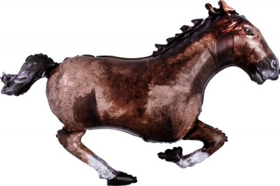 Balão Supershape Cavalo Castanho 101cm