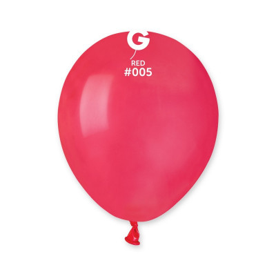 Balão Vermelho Pastel 5