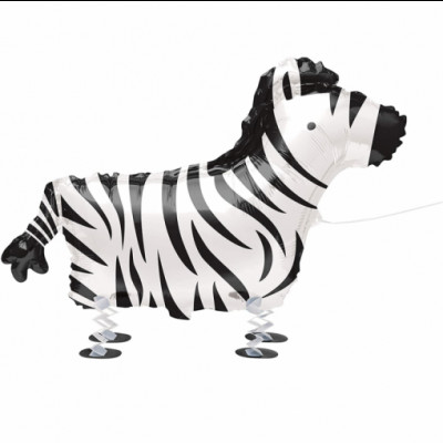 Balão Walking Foil Zebra 76cm