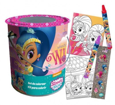 Balde Actividades pintar + criar Shimmer e Shine