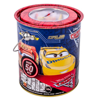 Balde mealheiro de Actividades pintar e criar Cars Disney