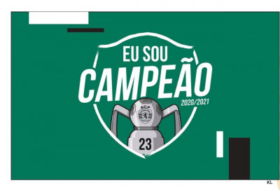 Bandeira Sporting Campeão 2021/2021 - 90x150cm