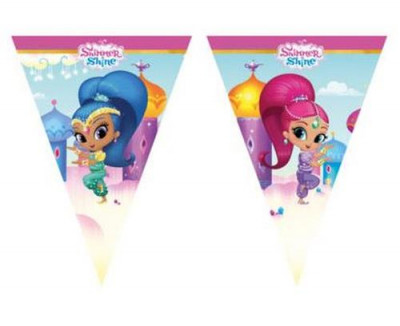 Bandeirolas Festa Shimmer e Shine