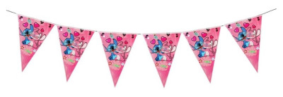 Bandeirolas Festa Stitch Pink