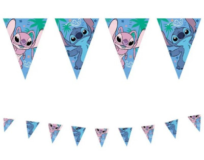 Bandeirolas Papel Stitch Disney