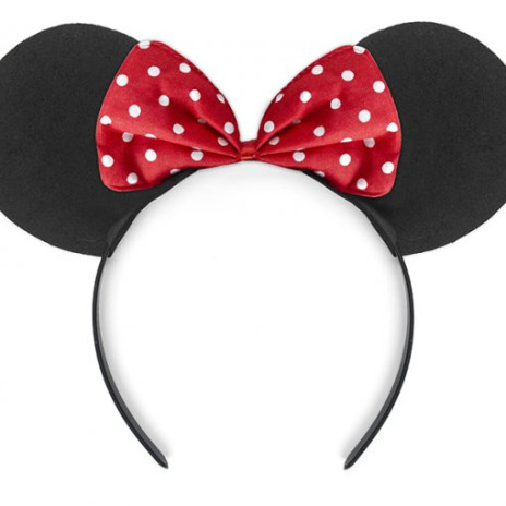 Bandolete Minnie Mouse Preto e Vermelho