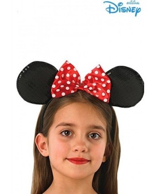 Bandolete orelhas Minnie Menina vermelha