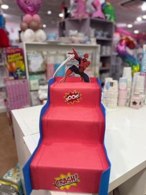 Base Escada Com 3 Degraus em EVA Spider man