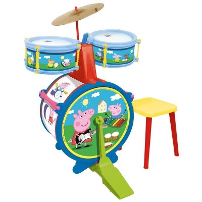 Bateria c/  banco Peppa Pig