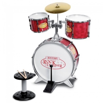 Bateria Infantil c/ banco Rock 5+