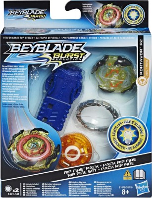 Beyblade - Pião Burst Rip Tops Fogo - Roktavor R2
