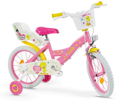 Bicicleta Looney Tunes Tweety 16 polegadas