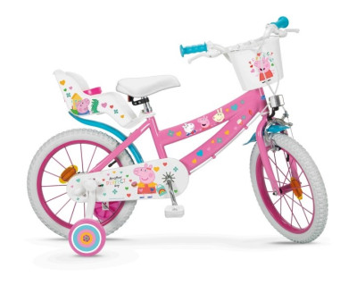 Bicicleta Porquinha Peppa Rosa 16 polegadas