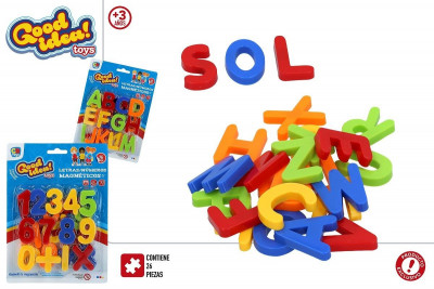 Blister Letras e Números Magnéticos
