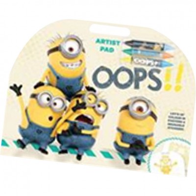 Bloco colorir Minions