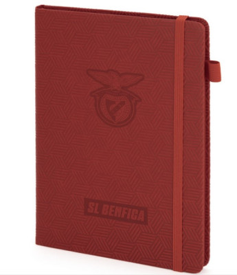 Bloco de Notas A5 Vermelho S. L . Benfica Pautado
