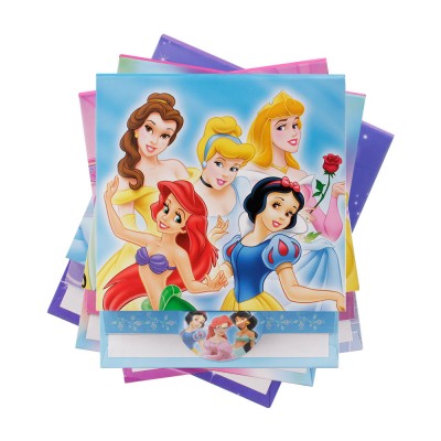 Bloco notas 120 fls Princesas Disney - Sortido