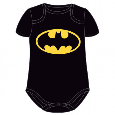 Body Bebé Preto Batman