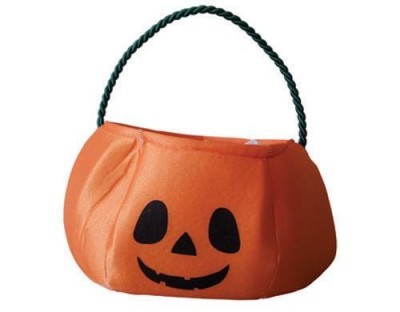 Bolsa abóbora doces halloween