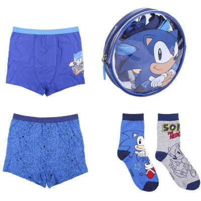 Bolsa + Boxers + Meias Sonic