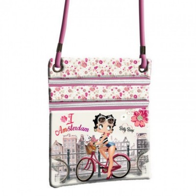Bolsa de Ombro Vertical Betty Boop Amsterdam Mini