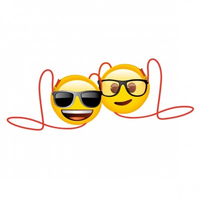 Bolsa em Forma redonda Emoji óculos - Sortido