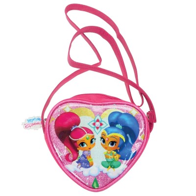 Bolsa formato coração de Shimmer e Shine