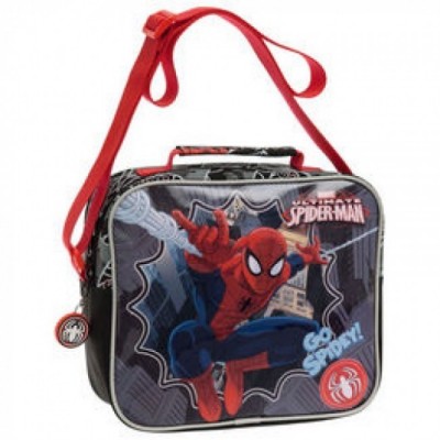 Bolsa lancheira adap trolley Marvel Spiderman Go Spidey