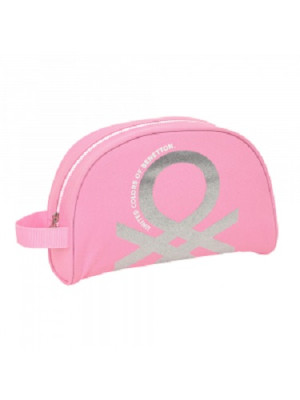 Bolsa Necessaire Benetton Flamingo Pink